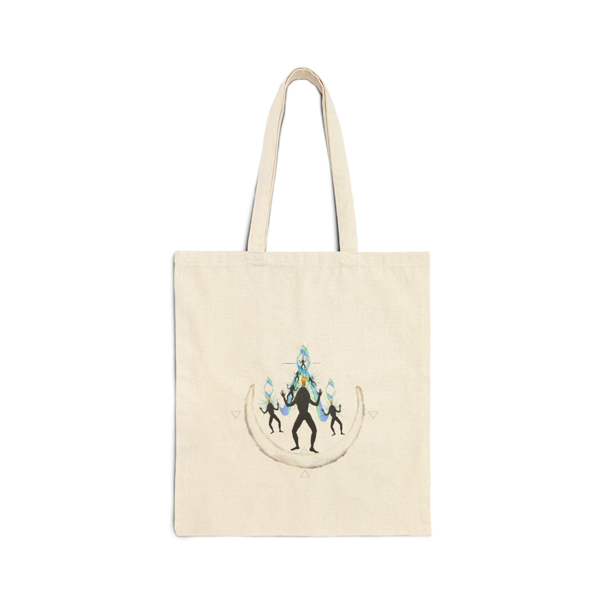 7 Kundalini Goddesses Cotton Canvas Tote Bag