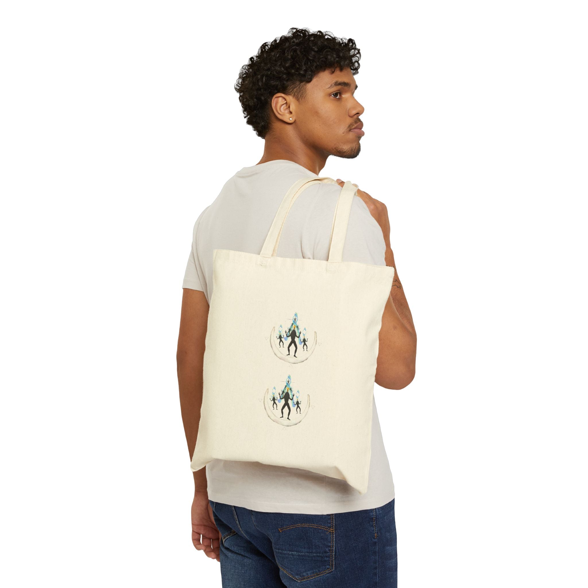 7 Kundalini Goddesses Cotton Canvas Tote Bag